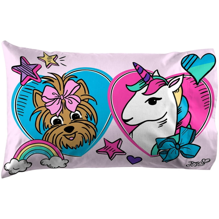 Jojo Siwa Unicorn Shine Striped 3pc Twin Sheet Set