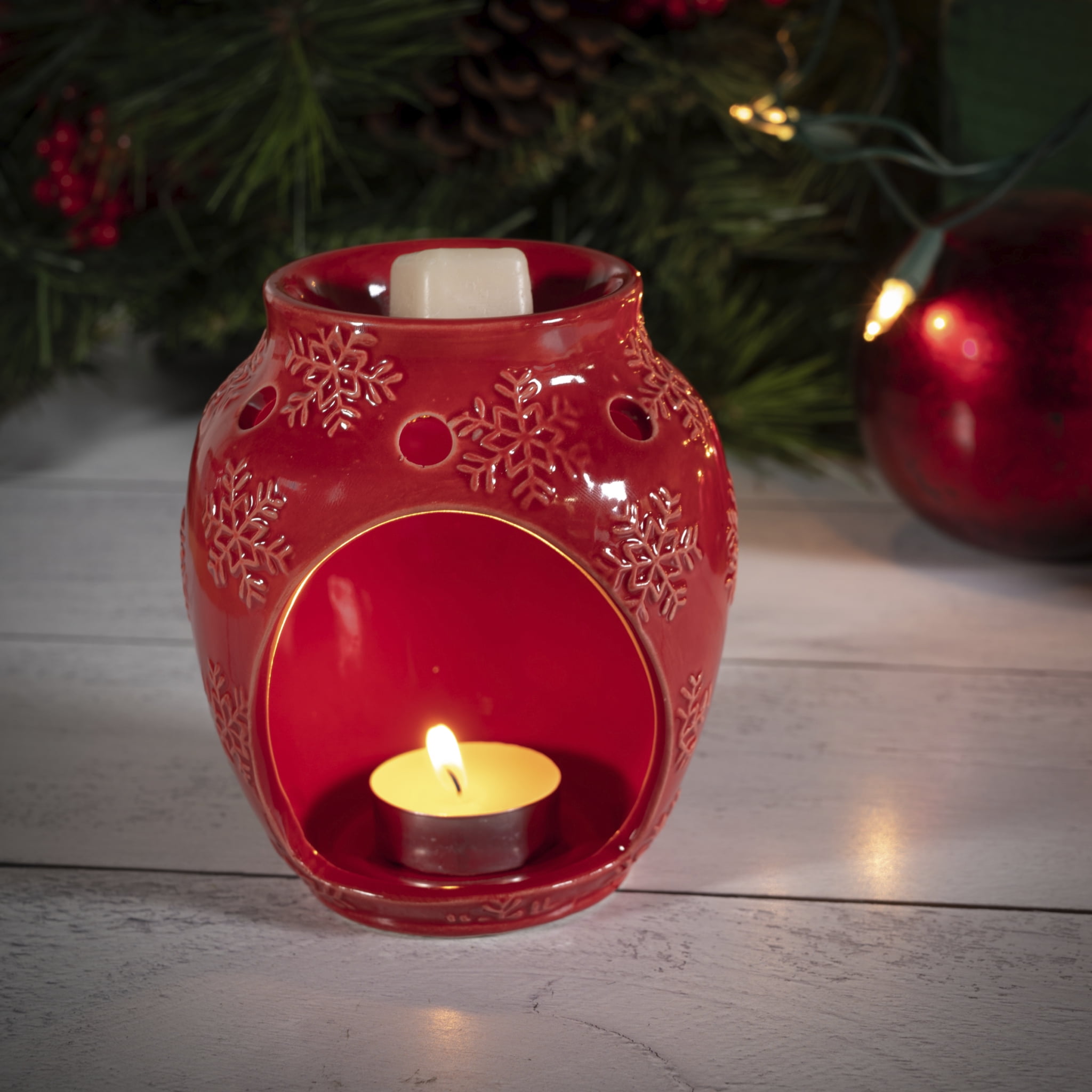 Candle & Wax Melt Warmer in Red Rock