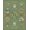 Green, Pattern 6, variant on ODIKA 8'x10' Teal Green Whimsy Woods Multicolor Washable Area Rug Enchanting Forest Scene With Playful Wildlife And Floral for Dining Room, Large Office, Lounge, Non-Slip Chair-Friendly Mat