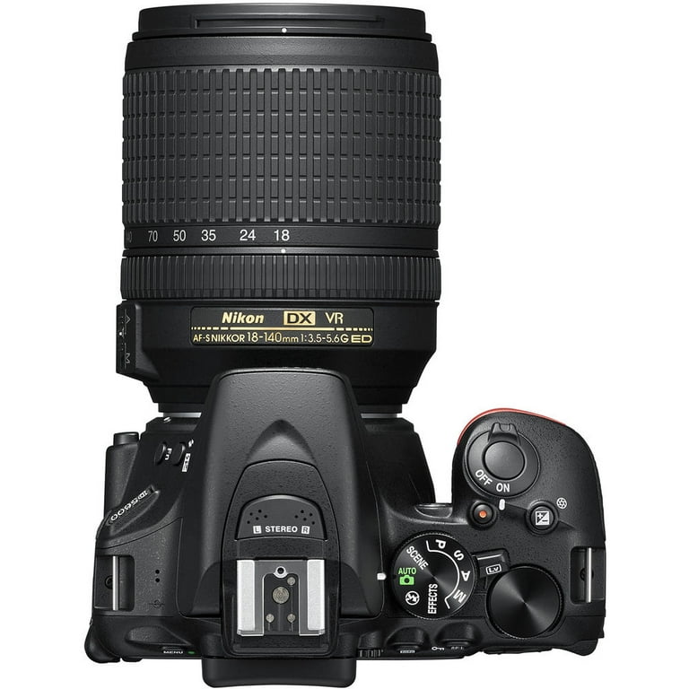 Nikon D5600 Digital SLR Camera + 18-140mm VR + 50mm 1.8G Lens +