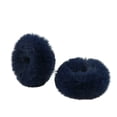 thumbnail image 1 of 2Pcs Bright Color Simple Hair Ties Handmade Faux Rabbit Fur Furry Scrunchies Hair Accessories, 1 of 11