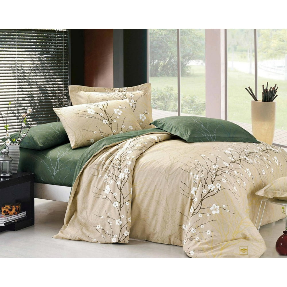 Swanson Beddings Cherry Blossom 3Piece 100 Cotton Bedding Set Duvet