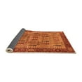 thumbnail image 2 of Ahgly Company Indoor Square Oriental Orange Industrial Area Rugs, 6' Square, 2 of 4