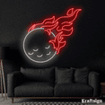 thumbnail image 3 of Craftnamesign Golf Fire Neon Sign, Golf Club Shop Decor, Golf Lover Gifts, 3 of 4