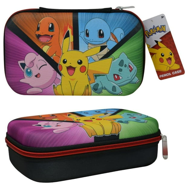 Estuche para lápices con cierre de cremallera con personajes de Pokémon
