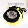 thumbnail image 5 of Pequeño Animal casa nido acogedor cálido felpa algodón dormir cama cueva accesorios para Lgel gato conejo jamón Feliz Sencillez, 5 of 5