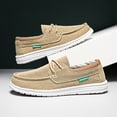thumbnail image 5 of New Summer  Casual Loafers for Men Men'S Low-Top Slip-On Canvas Shoes,, 5 of 9