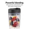 thumbnail image 6 of Hamilton Beach Personal Blender for Smoothies with Travel Lid, 14 oz, Black, 6 of 12