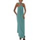 thumbnail image 1 of Vestido de verano PRETTYGARDEN para mujer 2025 con tiras holgadas, azul y verde, 1 of 8
