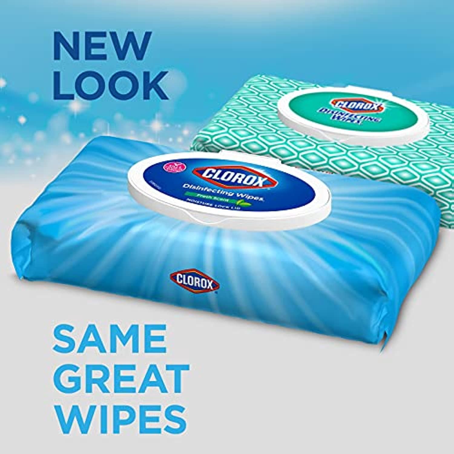 Clorox Disinfecting Wipes, Fresh Scent - 75 Count Each (Pack Of 6) (31430), Packaging May Vary
