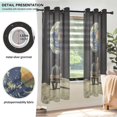 thumbnail image 3 of Yayeee Window Curtains Set of 2 for Living Room Light Filtering 63"x42", Sitting on The Moon, 3 of 7