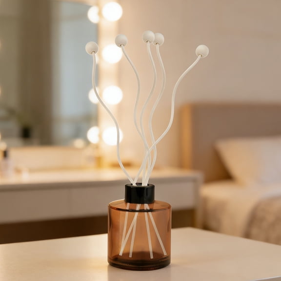 LOLIPPYY 50Pcs Natural Rattan Reed Diffuser Replacement Sticks for Home Scent Diffuser Systems