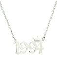 thumbnail image 2 of Kripyery Women Sweater Chain Year 1980-1999 Stainless Steel Meaningful Number Necklace Jewelry Gifts, 2 of 8