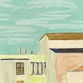 thumbnail image 2 of Wang, Melissa 20x20 White Modern Wood Framed Museum Art Print Titled - Sunlight and Buildings I, 2 of 4