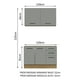 thumbnail image 3 of Cocina Integral Completa Modular Madesa Agata 120cm MG 01, 3 of 5
