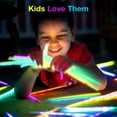 thumbnail image 4 of 100 Glow Sticks Bulk Party Supplies - Glow in The Dark Fun Party Pack with 8" Glowsticks and Connectors for Bracelets and Necklaces for Kids and Adults, 4 of 7