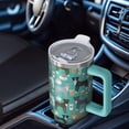 thumbnail image 6 of OBREWU Cute Pitbull Terriers Dog and Coffee Tumbler with Handle and Lid,Cute Pitbull Terriers Dog and Coffee 40oz Double Wall Vacuum Insulated Tumbler,Cups Gift for Women and Men, 6 of 7