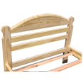 thumbnail image 2 of Twin Bed Wooden Frame Solid Pine Unfinished with Slats Arizona, 2 of 6