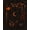 Black, Pattern 1, variant on ODIKA 8'x10' Washable Area Rug Midnight Black Mystical Autumn Design Elegant Celestial with Seasonal Accents for Dining Room, Large Office, Lounge, Non-Slip Chair-Friendly Mat