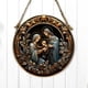 thumbnail image 4 of Adornos colgantes de Navidad, decoraciones navideñas, regalos de Navidad, nacimiento de Navidad, sublimación, decoración religiosa, corona colgante, árbol de Navidad colgante, colgar un plato, 4 of 8