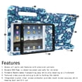thumbnail image 5 of HDE Case for iPad 9.7-inch 2018 / 2017 Kids Shockproof Bumper Hard Cover Handle Stand with Built in Screen Protector for New Apple Education iPad 9.7 Inch (6th Gen) / 5th Generation iPad 9.7 Shark, 5 of 6