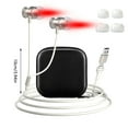 thumbnail image 3 of Red Light Therapy Ear Plugs - Infrared Headphones with Noise Reduction, Soft Silicone Design for Sleep, Work & Travel - USB Rechargeable, 30dB Noise Cancelling, Stress Relief Device, 3 of 9