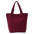 thumbnail image 1 of Uxcell Canvas Tote Bag with Handle Small Reusable Handbag Shopping Bags Red, 1 of 5