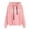 Pink, variant on Pullover Hoodie Women plus Small Womens Sweatshirt Zipper Hoodies Women Womens Zip Sweater Fall Hoodies Women's Casual Printed Long-sleeved Hooded Sweater Red XL