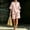 Pink plus size 2 piece set a1, variant on Women Plus Size Striped 2 Piece Set V Neck Short Sleeve Blouse Shorts Casual Loose Boho Vacation Outfits Summer Cruise Travel Matching Lounge Clothes, Green XL
