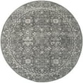 thumbnail image 3 of SAFAVIEH Evoke Ronald Bordered Area Rug, Gray/Ivory, 6'7" x 6'7" Round, 3 of 11