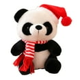 thumbnail image 2 of ​10in Velvet-Trimmed Christmas Bear Plush - Red Santa Hat Holiday Decor, Premium Safety-Certified Gift w/ Embroidered Features (Age 3+)​​ red, 2 of 7