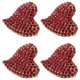 thumbnail image 3 of GOOHOCHY broches de corazón con diamantes de imitación, ideales para San Valentín, para vestidos de novia y fiestas., 3 of 8