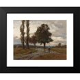 thumbnail image 2 of Josef Willroider 18x14 Black Modern Framed Museum Art Print Titled - Landscape with a Pulling Thunderstorm, 2 of 5