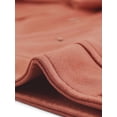 thumbnail image 5 of INSPIRE CHIC Veste Courte Décontractée en Faux Suède pour Femmes avec Col Cranté et Boutons, Poches, Marron Rouge m, 5 of 5