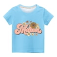thumbnail image 3 of Penkiiy Girls T Shirts Concert Fan Shirts for Kids Summer Funny Graphic Tees Casual Short Sleeve Tops Youth Music Fans Gifts 4 Years Blue, 3 of 3