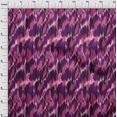 thumbnail image 4 of oneOone Cotton Jersey Purple Fabric Ikat Diy Clothing Quilting Fabric Print Fabric By Yard 58 Inch Wide, 4 of 4