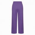 thumbnail image 4 of mgoYE Girls Flare Leggings for Toddler High Waisted Bell Bottom Sports Yoga Pants for Kids Athletic Bootcut with Pockets(Purple,6-7 Years), 4 of 5