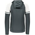 thumbnail image 5 of Holloway Sportswear S Boys RETRO GRADE JACKET Graphite/White 229661, 5 of 5