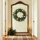 thumbnail image 5 of Girlanda Decoraciones de Navidad 30cm Corona de Navidad Artificial Verde Vinas de Bayas de Pvc Coronas de Navidad para la Puerta Delantera Decoración Del Hogar de la Fiesta de Vacaciones, 5 of 6