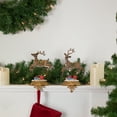 thumbnail image 2 of Northlight Glittered Reindeer Christmas Stocking Holders - 9.5" - Set of 2, 2 of 4