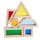 thumbnail image 4 of 6x bloques de construcción de madera juego de apilamiento apilador colorido bloques de apilamiento de madera juguete de construcción para niños niñas, 4 of 9