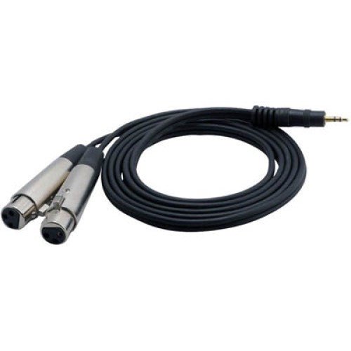 44-185 - Câble XLR 2X3JK-3.5MM Stéréo PL 6 Pieds