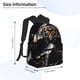 thumbnail image 2 of Easygdp Gold Pattern Black Skull Mochila Casual para Portátil, Mochila para Escuela, Viajes, Negocios, 2 of 6