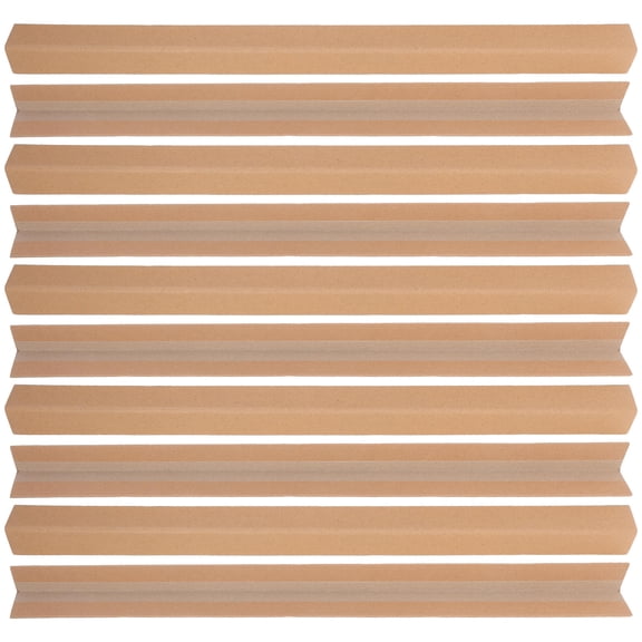 LEORX 10Pcs Khaki Paper Packing Edge Protectors for Safe Shipping and Handling