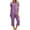 Purple, variant on yievot Womens Pajama Sets Short Sleeve Shirt and Capri Soft Pajama Sets with Pockets 2 Piece Sleepwear Loungewear