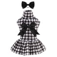 thumbnail image 1 of Vestido para perro CuteBone de terciopelo con cuello alto para perros pequeños CVD04XXS, 1 of 9