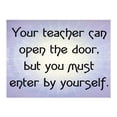 thumbnail image 2 of CafePress - TEACHER OPENS DOOR Mug - 11 oz Ceramic Mug - Novelty Coffee Tea Cup, 2 of 3