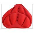 thumbnail image 3 of Shisuyan Coussin de Siège en Gel Confortable pour Cyclisme Housse de Selle 3D (Rouge), 3 of 4