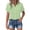 Green, variant on Alun Womens Texture Lightweight Breathable Tops Button down Dress Shirts Casual Short Sleeve Collared Summer Work Blouse with Pocket Soft Comfort for Daily Wear 2-Yellow XL