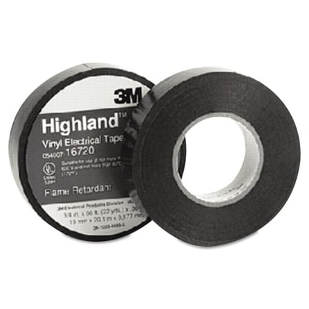 - 3M MMM16720 Highland Vinyl Commercial Grade Electrical Tape, 3/4